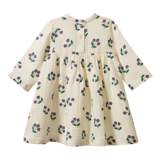 Mabel Dress Winter Berry Natural Print