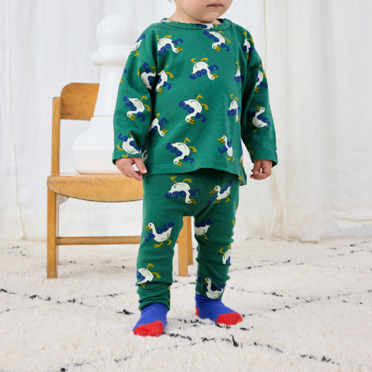 La Oca All Over Jogging Pants Green