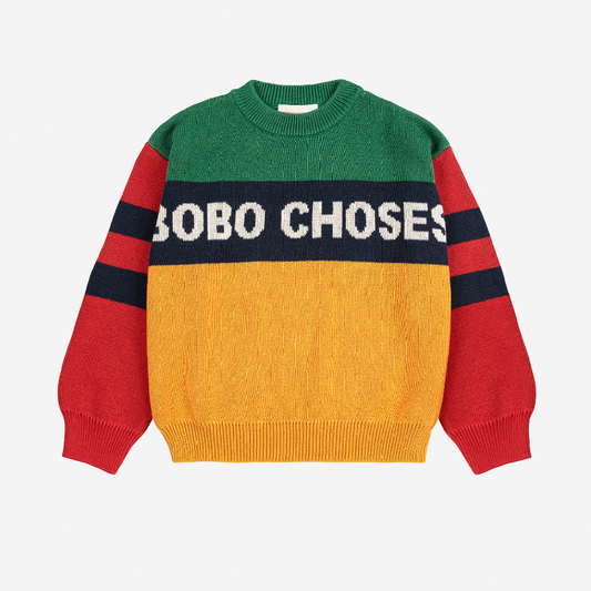 Bobo Choses Colour Block Jumper Multicolour