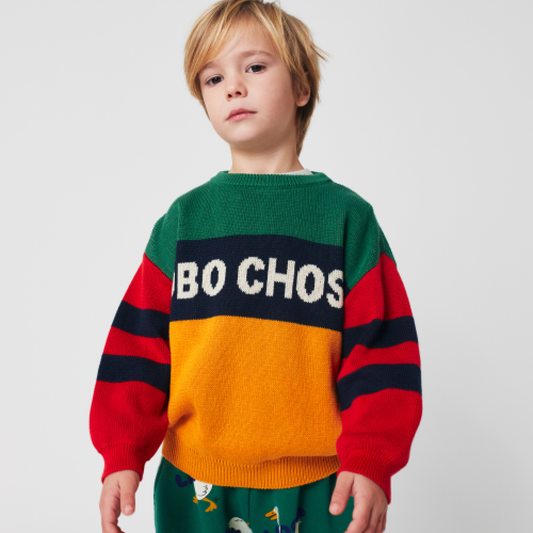 Bobo Choses Colour Block Jumper Multicolour