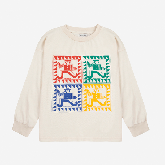 Rainbow Mr Pencil T-Shirt Off White
