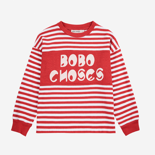 Bobo Choses Stripes T-Shirt Red
