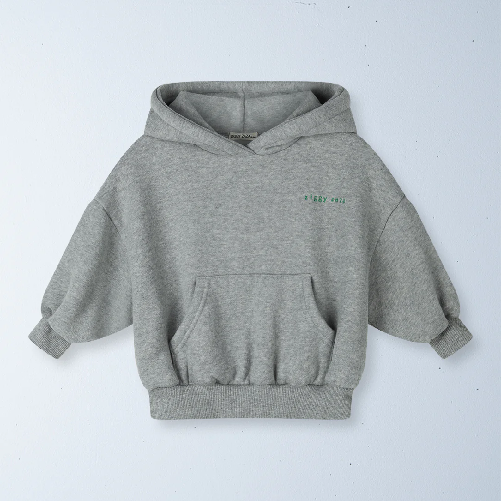 Rocky Hoodie Grey Marle