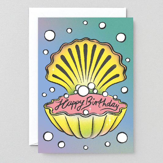 Happy Birthday Shell Greeting Card