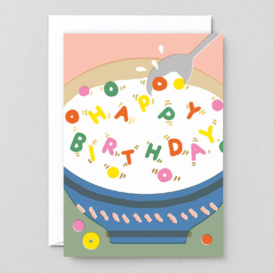 Happy Birthday Cereal Greeting Card