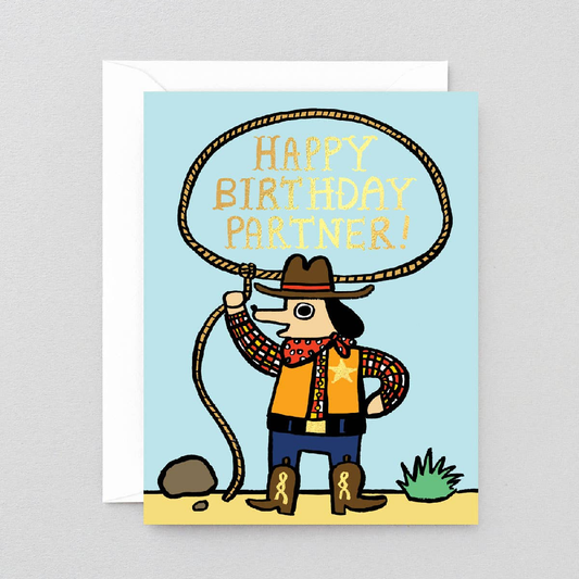 Happy Birthday Partner Kids Birthday Greeting Card