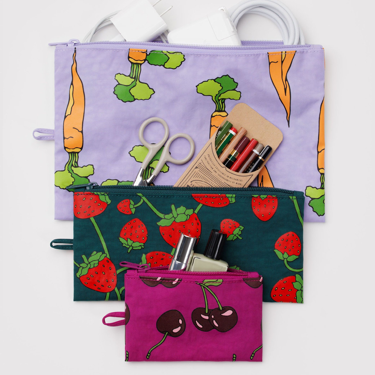 Flat Pouch Set Carrots & Berries