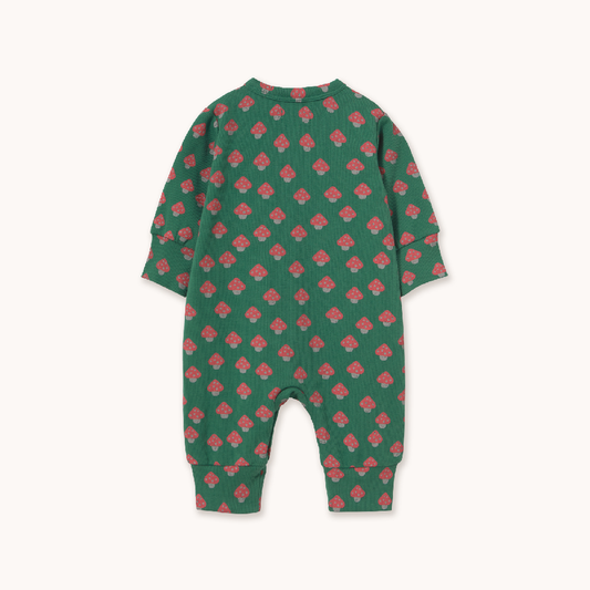 Mini Mushrooms Rib One Piece Dark Green