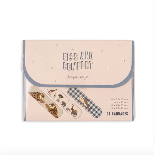 Kiss And Comfort Bandages - Blue Mix