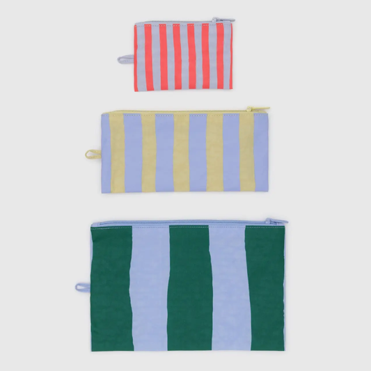 Flat Pouch Set Painted Stripe