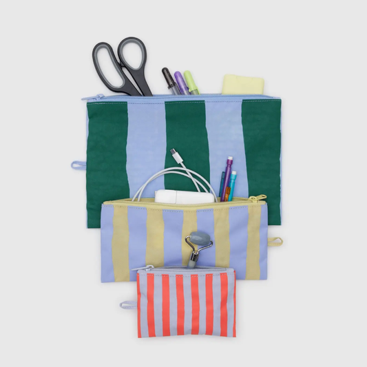 Flat Pouch Set Painted Stripe