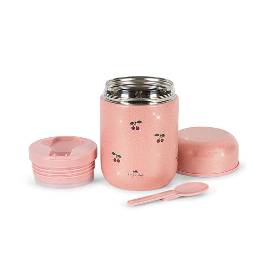 Glitter Thermo Food Jar - Cherry Glitter