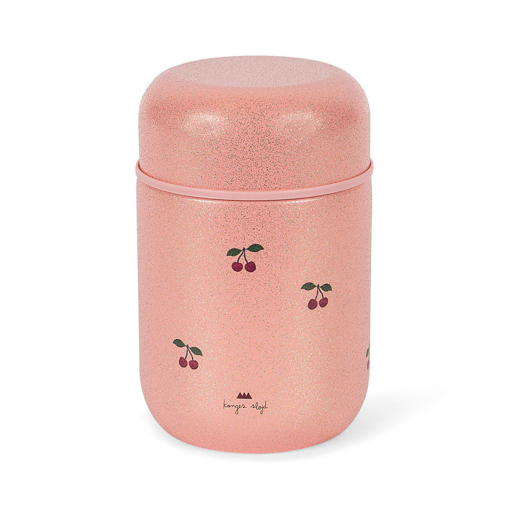 Glitter Thermo Food Jar - Cherry Glitter, alternate view