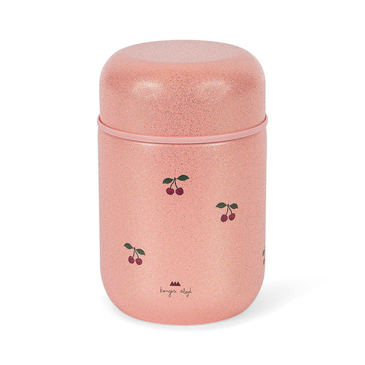 Glitter Thermo Food Jar - Cherry Glitter, alternate view