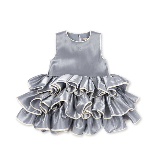 Fia Frill Dress Sleet