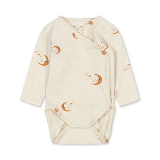 Basic Long Sleeve Kimono Body Moon