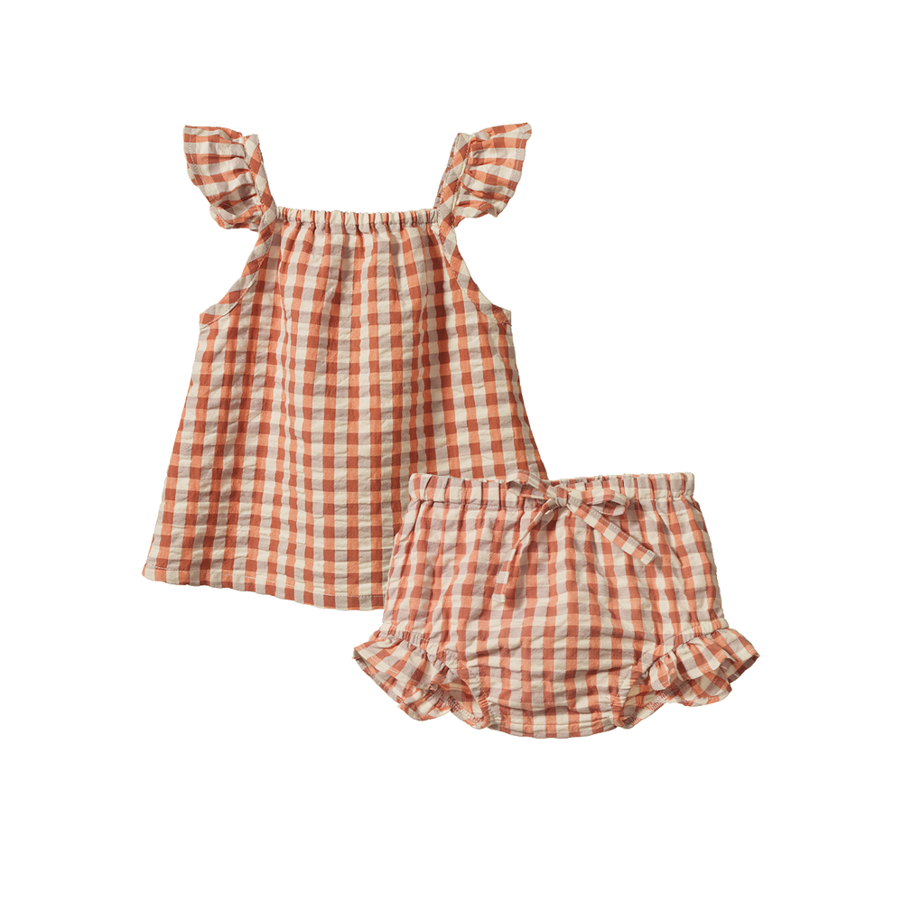 Petal Set - Dandelion Gingham