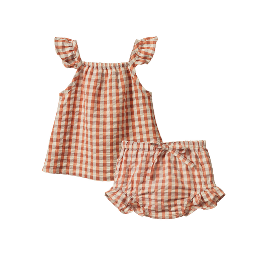 Petal Set - Dandelion Gingham