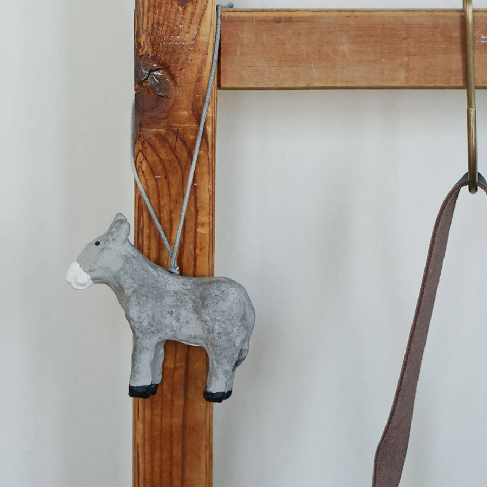 Paper Mâché Ornament Donkey