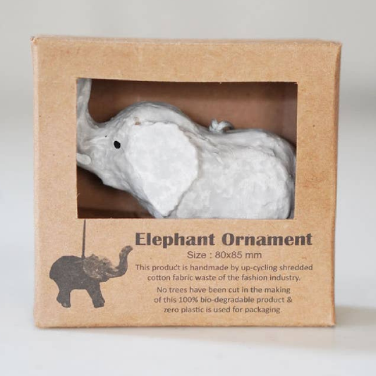 Paper Mâché Ornament Elephant