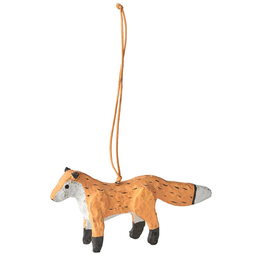 Paper Mâché Ornament Fox