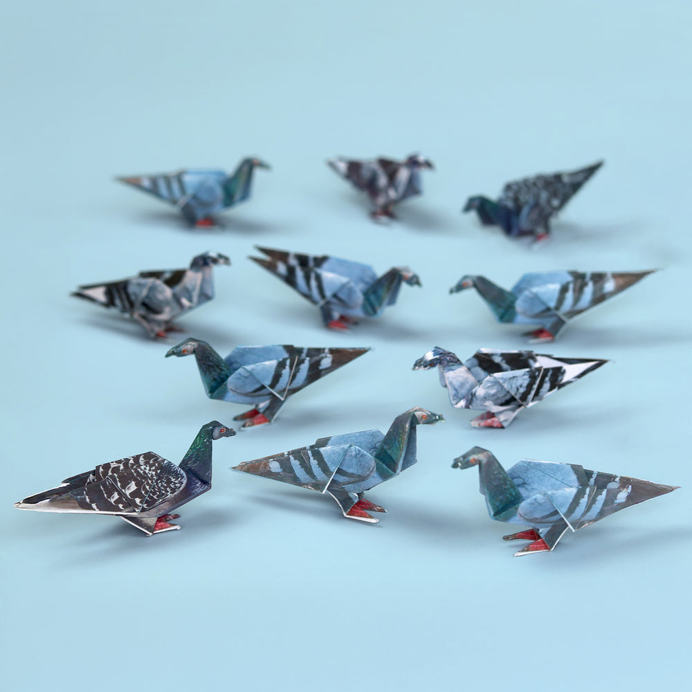 Pikkii Paper Pigeons folded