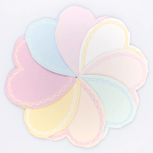 Pastel Heart Large Napkins