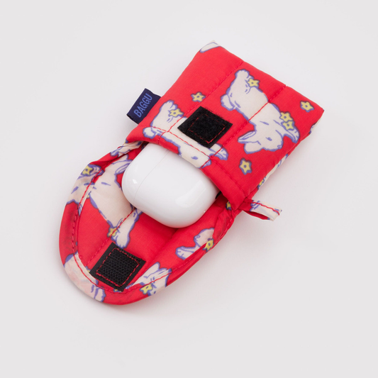 Puffy Earbuds Case Bunnies