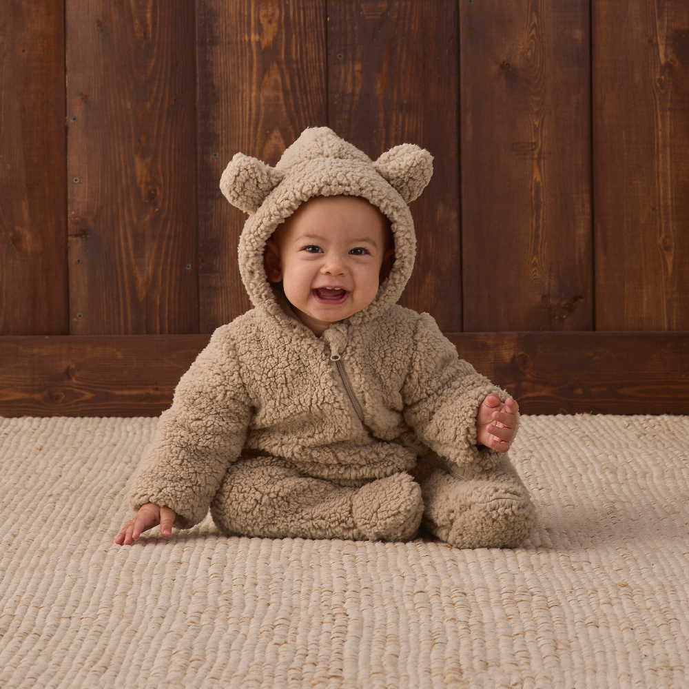 Bear Jumpsuit Latte