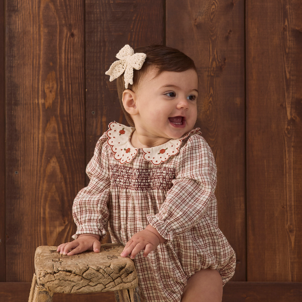 Crochet Bow Natural