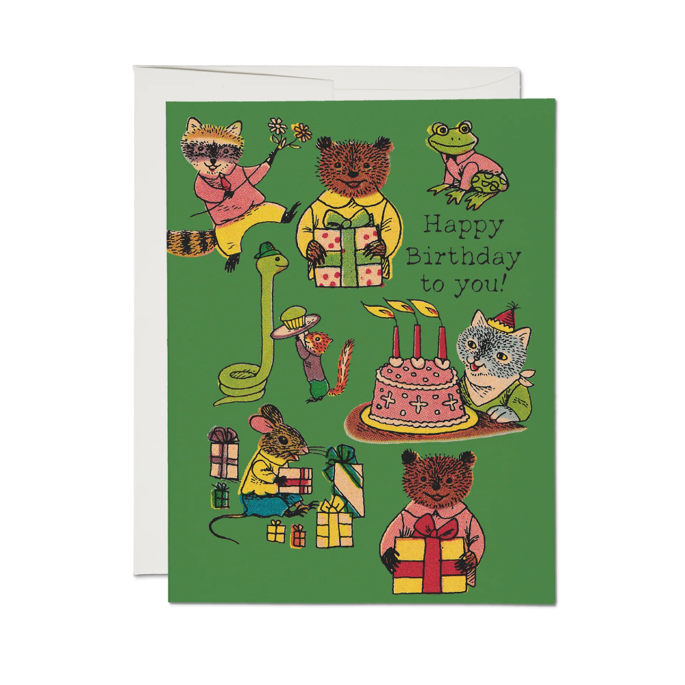 Richard Scarry Critter Wishes Greeting Card