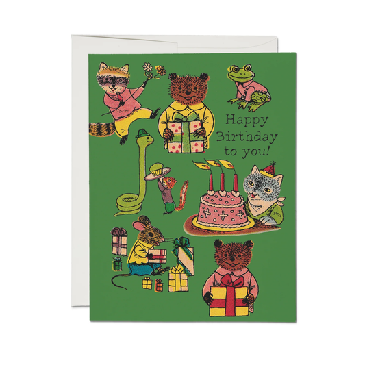 Richard Scarry Critter Wishes Greeting Card