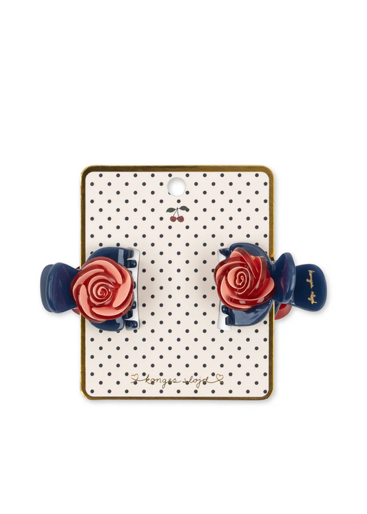 Rose Hair Clip Small 2 Pack