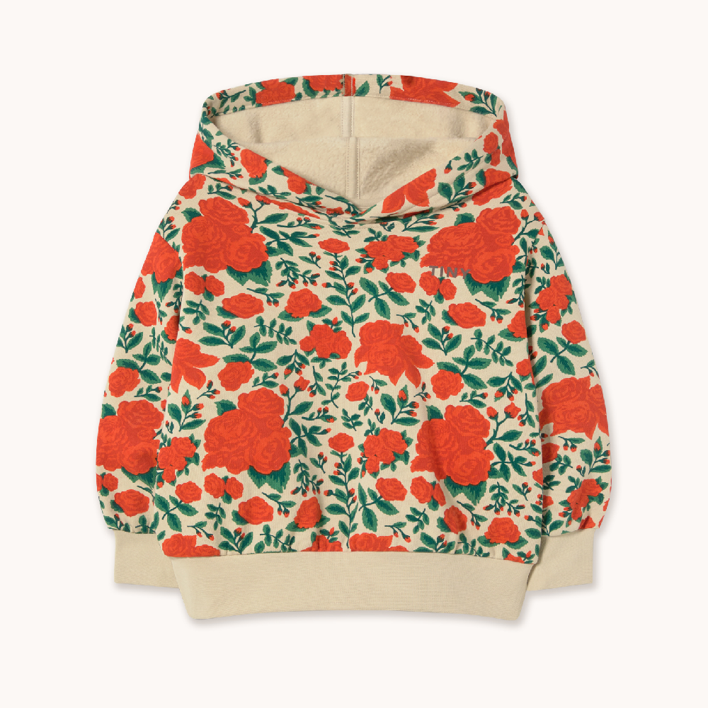 Roses Hoodie Dark Vanilla