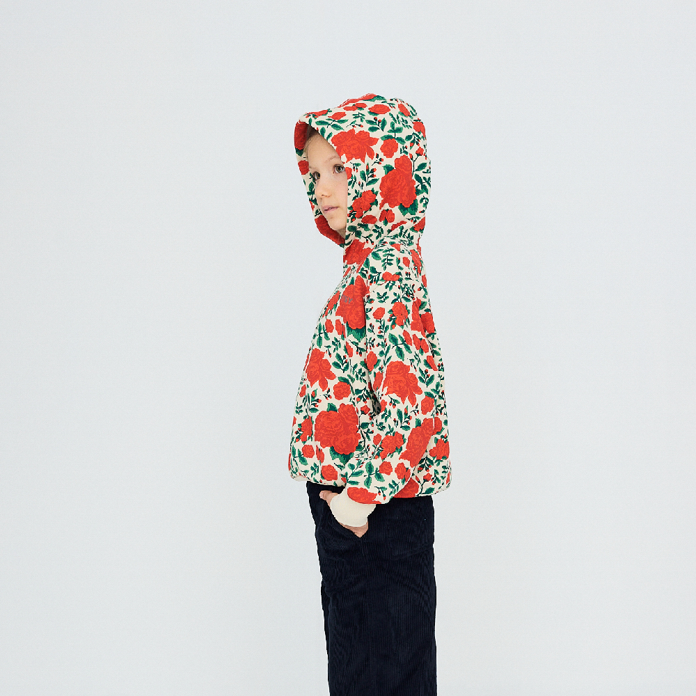 Roses Hoodie Dark Vanilla