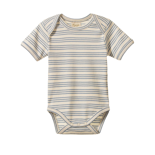 Short Sleeve Bodysuit Stripe Trio