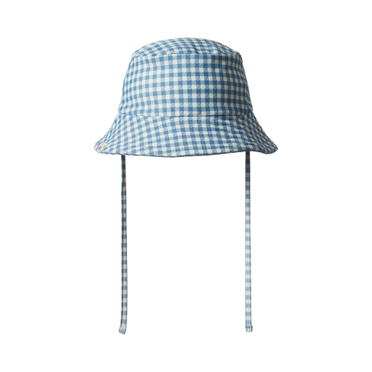 Splash Sunhat, Blue Gingham
