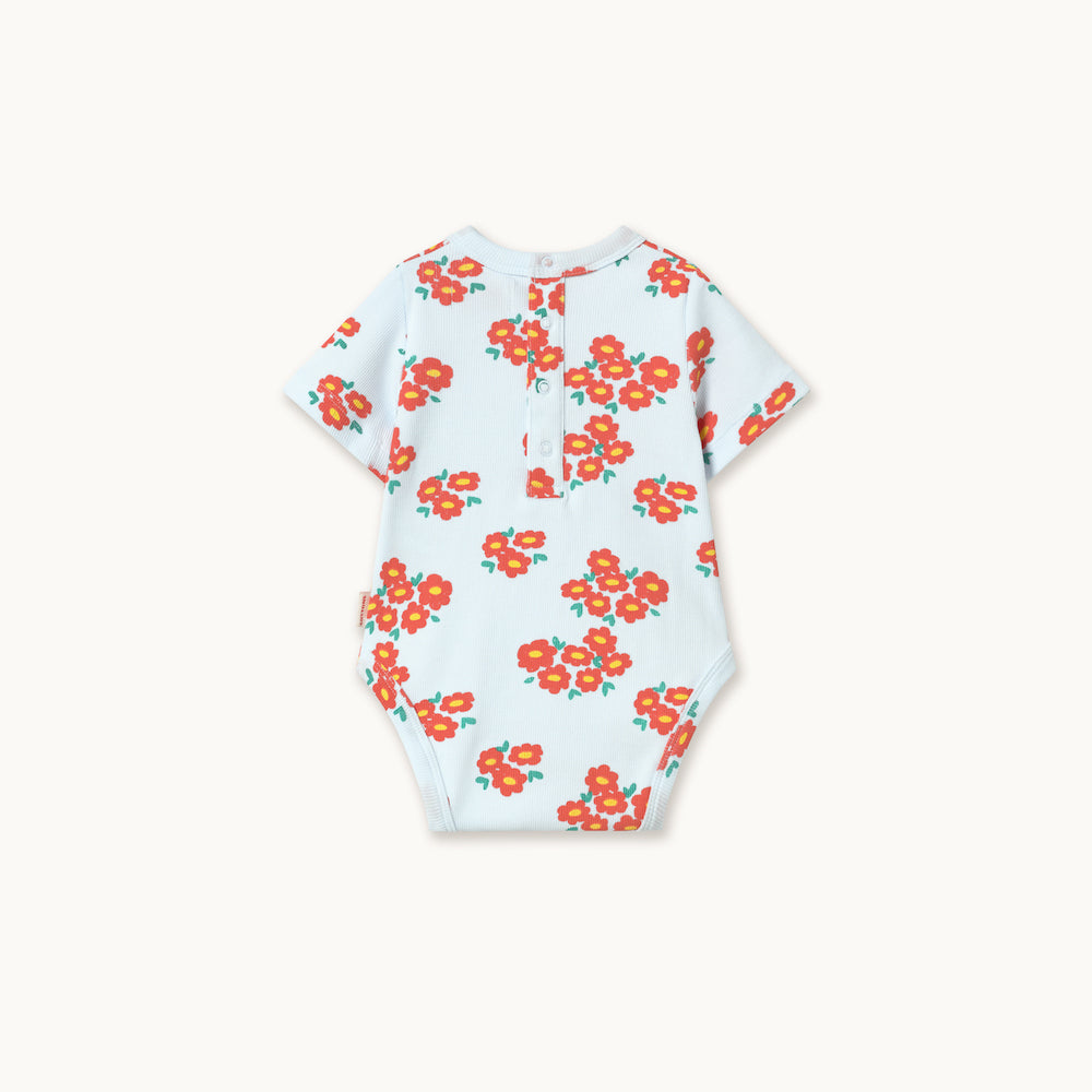 Blossoms Rib Body Ice Blue