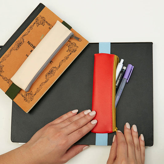 Kikkerland Pencil Pouch in use