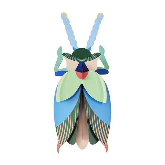 Wall Art Beetles A4 Emerald Beetle