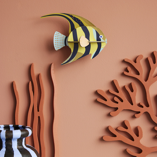 Wall Art Sea Creatures B7 Angelfish