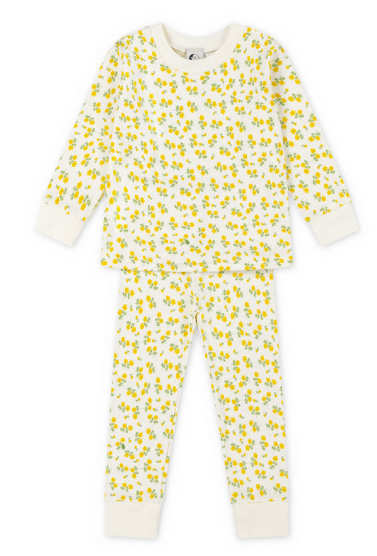 Kids Classic Set Tea Floral Yellow detail (1000x1000 fit)