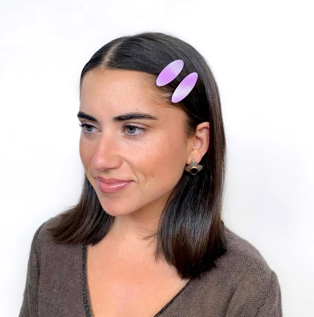 Clips In Oval Shimmer