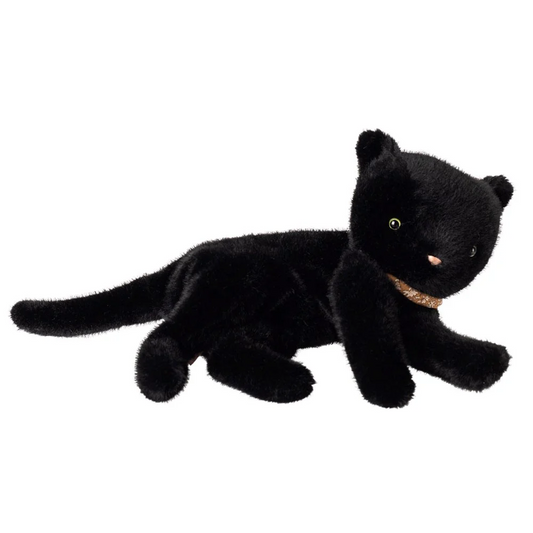 Sleeping Kitten Plush Medium Black