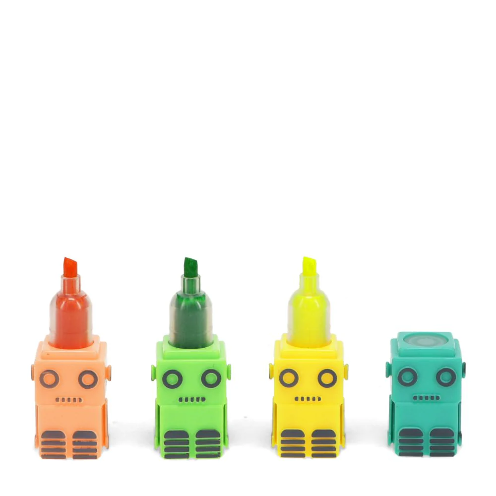 Stackable Highlighters Robot
