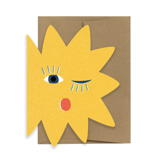 Star Blink Die Cut Card