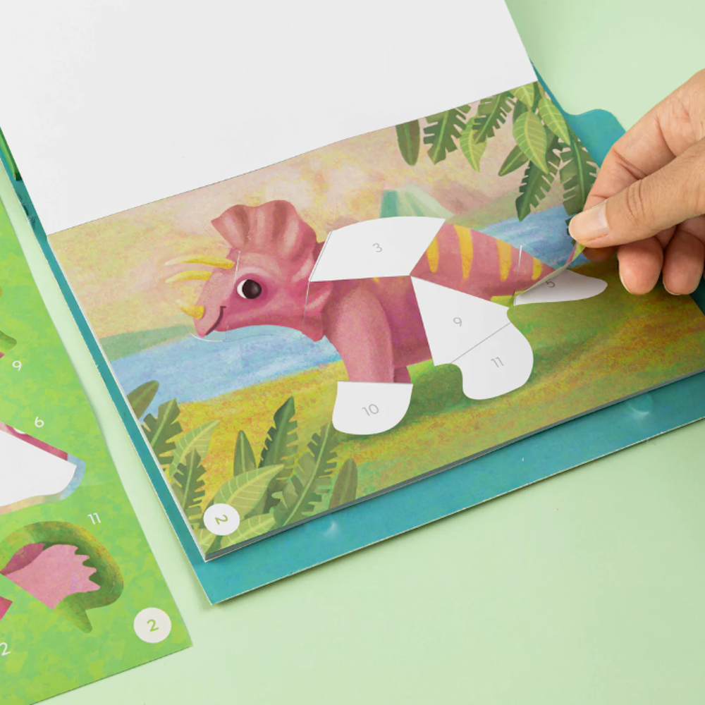 Sticker By Numbers - Dinosaurs