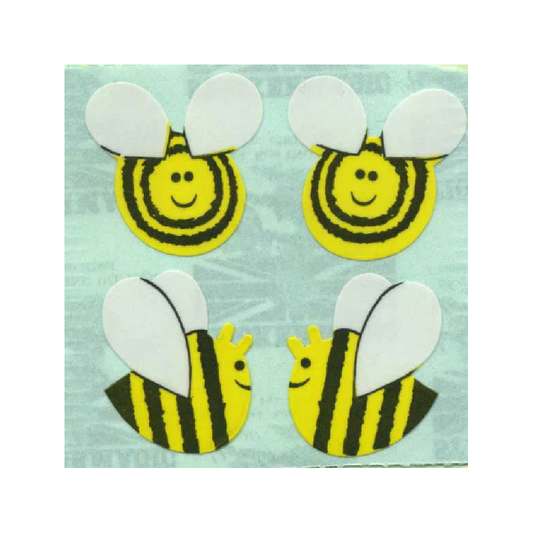 Bees Paper Stickers Off The Roll