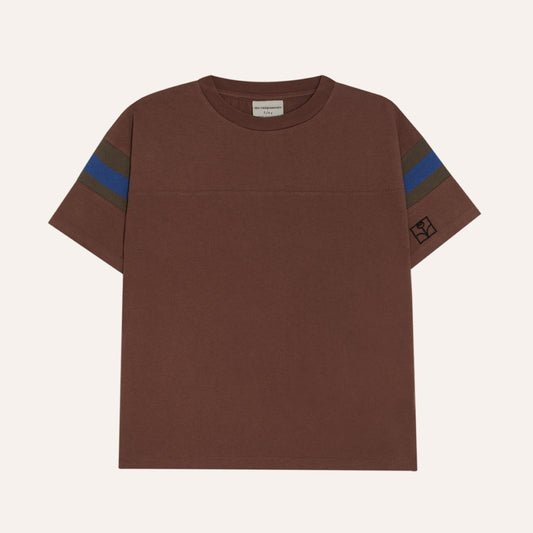 Bicolor Bands Brown Tshirt