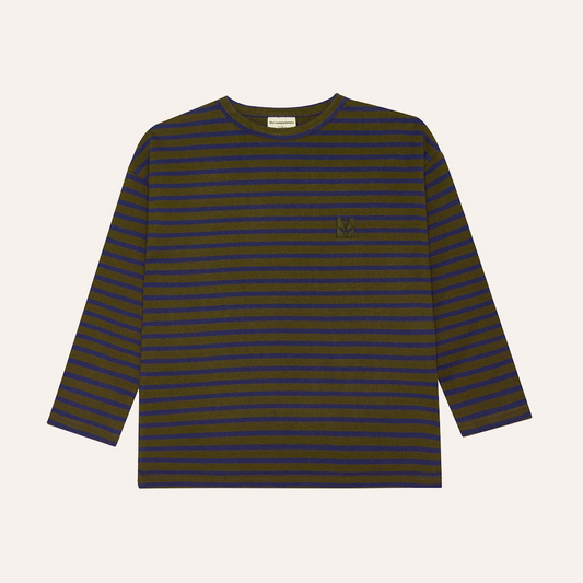 Green Stripes Long Sleeve Tshirt